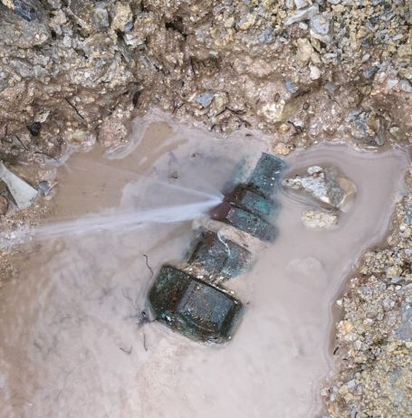 Fugas de Agua en tubería de PVC